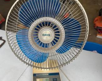 Vintage Galaxy Oscillating Fan