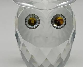 Swarovski Crystal Owl Figurine