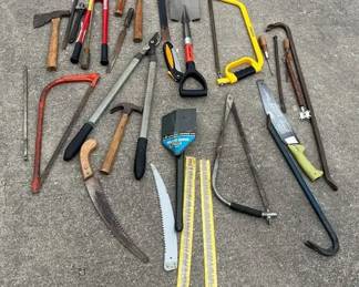 Shovels, Hammers Cutters, Saws