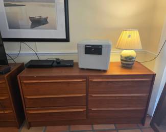 2 Dressers with 6 Drawers. Contemporary Design 5'W  x 18" D x 30"T