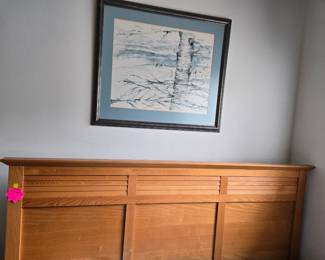 Queen Thomasville Headboard.  Will Accommodate Full/Regular 64" L x 24"  on face x 48" t