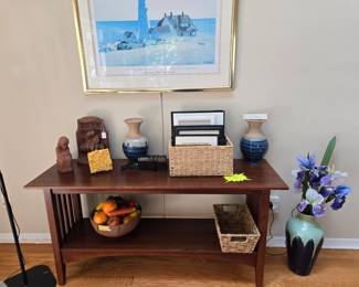 Mid-Century Mission Foyer Table