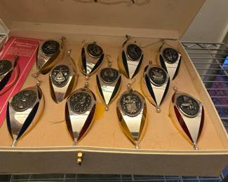 VTG Sterling Silver "Twelve Days Of Christmas" with Original Box