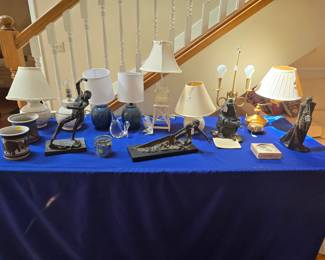 Lamps, Sculptures, Pottery