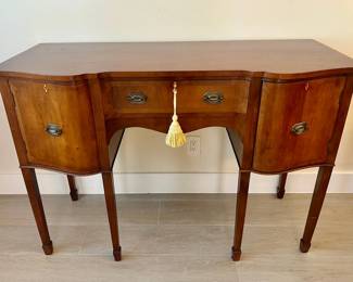 Georgian Style Mahogany Serpentine Front Sideboard