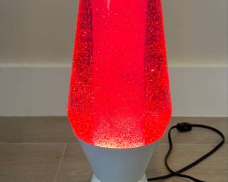 Lava Lite Red Glitter Motion Lamp