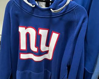 New York Giants "NY" Logo Hoodie