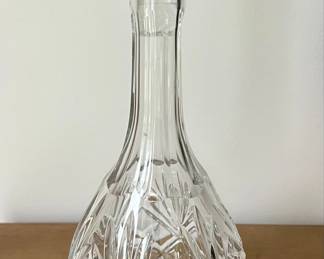 Cut Crystal Decanter with Stopper