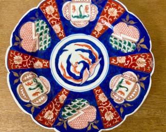 Antique Japanese Imari Porcelain Charger Plate