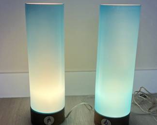 Modern Cylindrical "Friendship" Table Lamps (Set of 2)