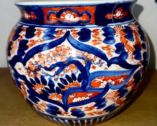 Japanese Imari Style Ceramic Jardiniere