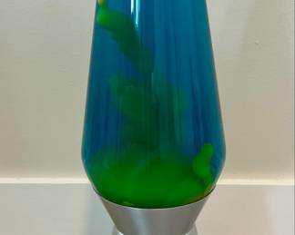 Mathmos Astro Lava Lamp - Blue/Green