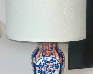 Antique Japanese Imari Vase Lamp Conversion