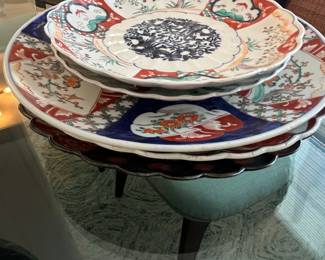 Antique Japanese Imari Porcelain Plates