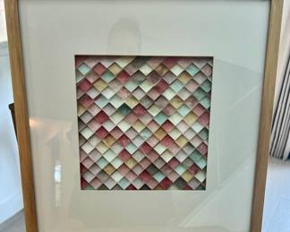 Framed Geometric Print