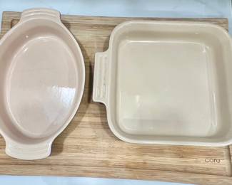 Le Creuset Stoneware Heritage Rectangular and Oval Baking Dishes