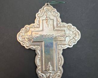 Wallace Sterling Silver 1998 Christmas Ornament