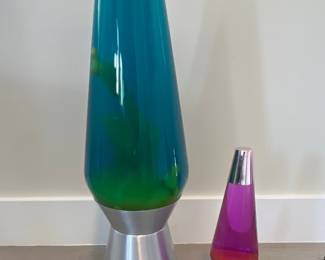 Mathmos Astro Lava Lamp - Blue/Green