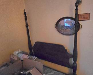 Solid Mahogany bed frame