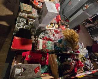 Christmas ornaments and more 