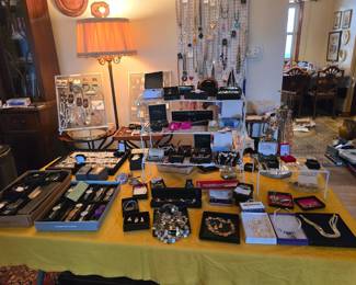 Jewelry- most Avon.   Some vintage.   Watches.   Some Sterling.