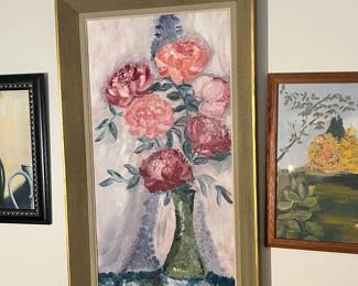 Peony Still Life Painting