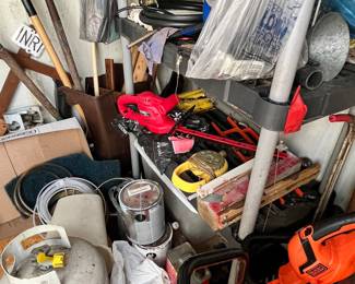 Assorted Garage and Yard Tools