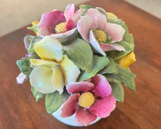 Capodimonte Porcelain Floral Arrangement