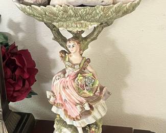 Capodimonte Porcelain Figurine with Shells
