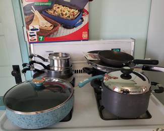Lots of nice pots and pans