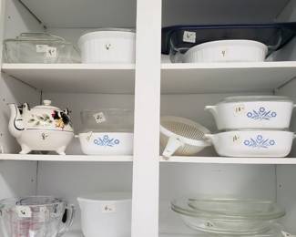 Corningware and also have Tupperware
