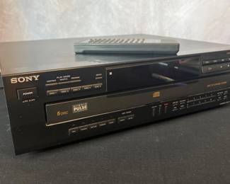 Sony CDP‑C535 Five‑Disc CD Player with Remote