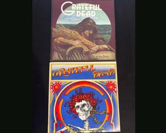 Grateful Dead – Wake of the Flood & Skull and Roses LP Pair