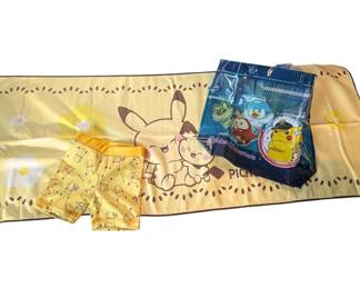 Pokémon Toddler Beach Bundle – Bag, Towel & Shorts (Japan)