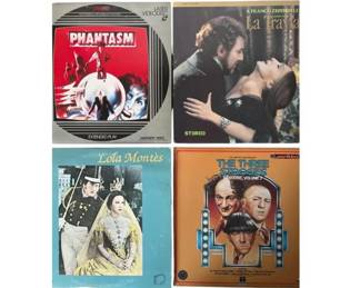 Horror, Opera, Classic Drama & Comedy – Four LaserDiscs 1956, 1980s