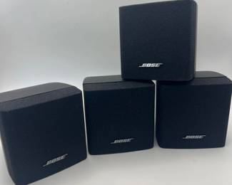Set of Four Bose Cube Speakers – Home Audio Surround Satellites