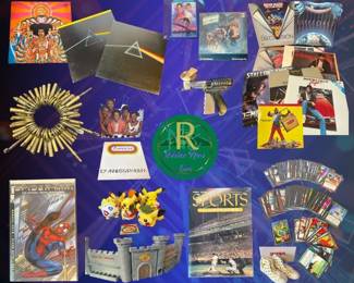 Fandom Nostalgia: R&B & Rock Vinyls, Movie LaserDiscs, Pokémon & Pop Culture Memorabilia