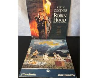 LaserDisc Movie Set – Robin Hood & The Sound of Music