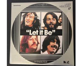 The Beatles “Let It Be” LaserDisc – 1981 Magnetic Video Release