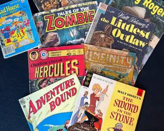 Vintage Mixed Comics – Adventure, Western, Humor & Classics