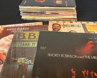 28 R&B, Jazz, Motown, Disco Vinyl Records– BB King, Abdul, Ruffin MORE