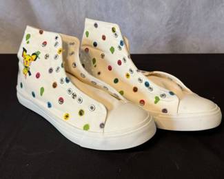 Pokémon Center × Graniph Pichu High‑Top Sneakers – Japan Import	
