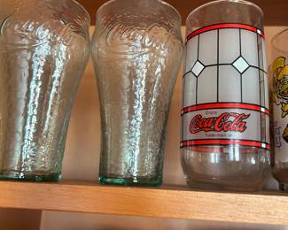 Coke cola glasses
