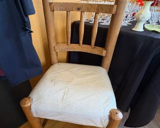 Mexican Wooden Accent Chair