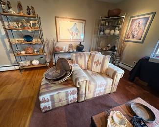 Southwestern Chair & Ottoman