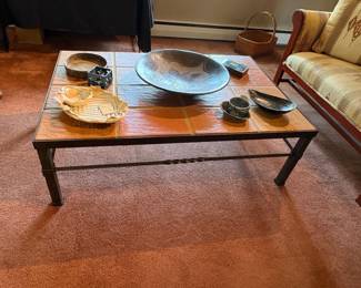 Mexican Iron & Terracotta Table