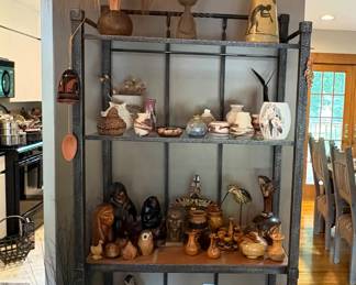 Mexican Iron & Terracotta Etagere