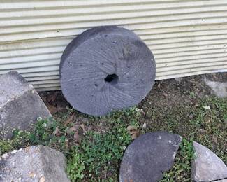 Antique millstone