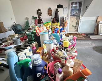 Assorted Household Cleaning and Maintenance Products