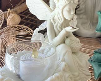 PartyLite Ariana Garden Fairy Votive Candle Holder